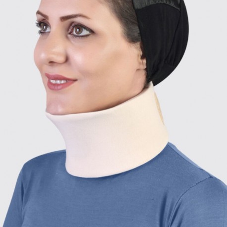 گردنبند طبی چانه دار (کوتاه و بلند) - Semi Rigid Cervical Collar With Chin Support